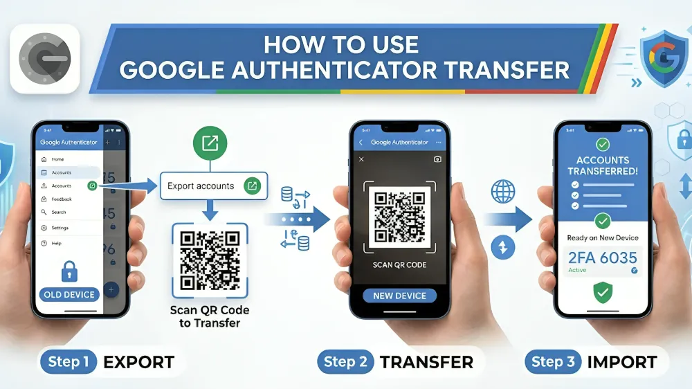 How to Use Google Authenticator Transfer on New Phone