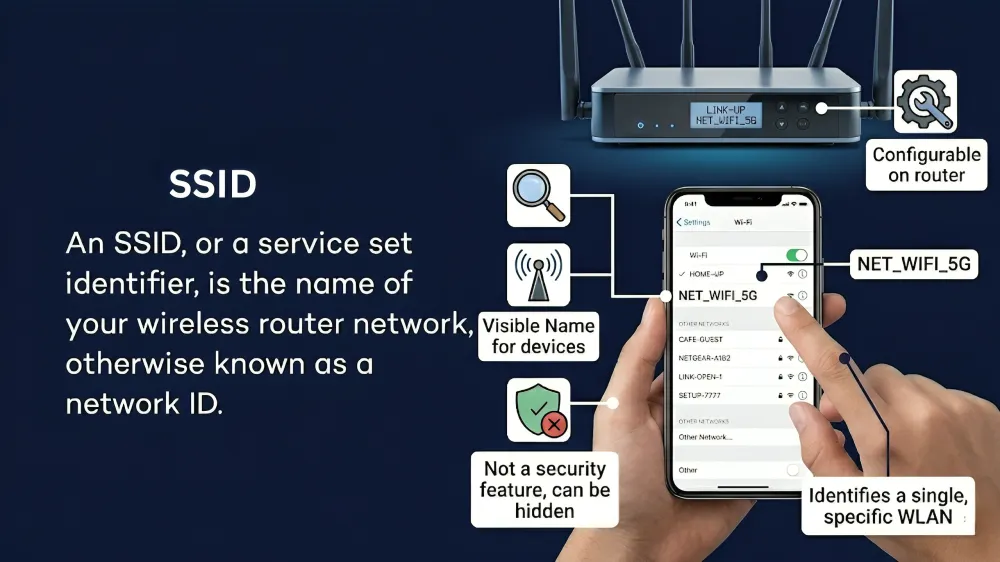 What Is an SSID! Meaning, Uses, Setup and Network Safety Tips 