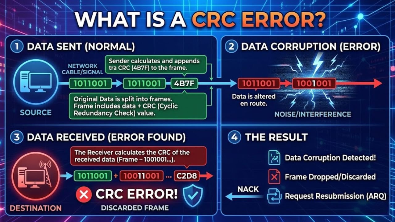 What Is a CRC Error? Meaning, Causes & Fix Guide For Beginners 