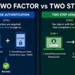 what is two factor vs two step