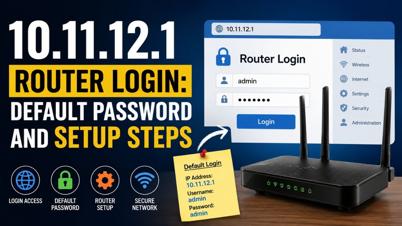 10.11.12.1 Router Login: Default Password And Setup Steps