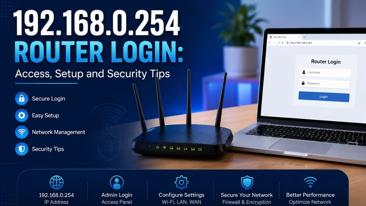 192.168.0.254 Router Login: Access, Setup and Security Tips