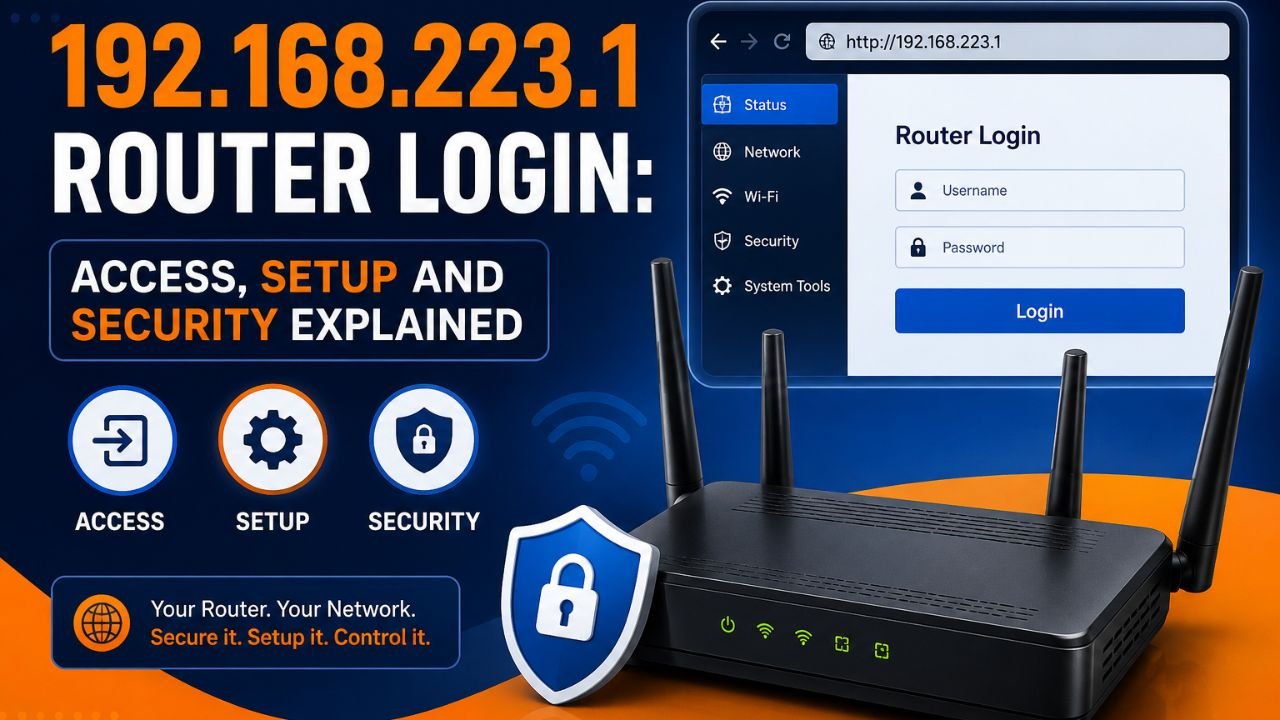 192.168.223.1: Router Login, Reset & Troubleshooting