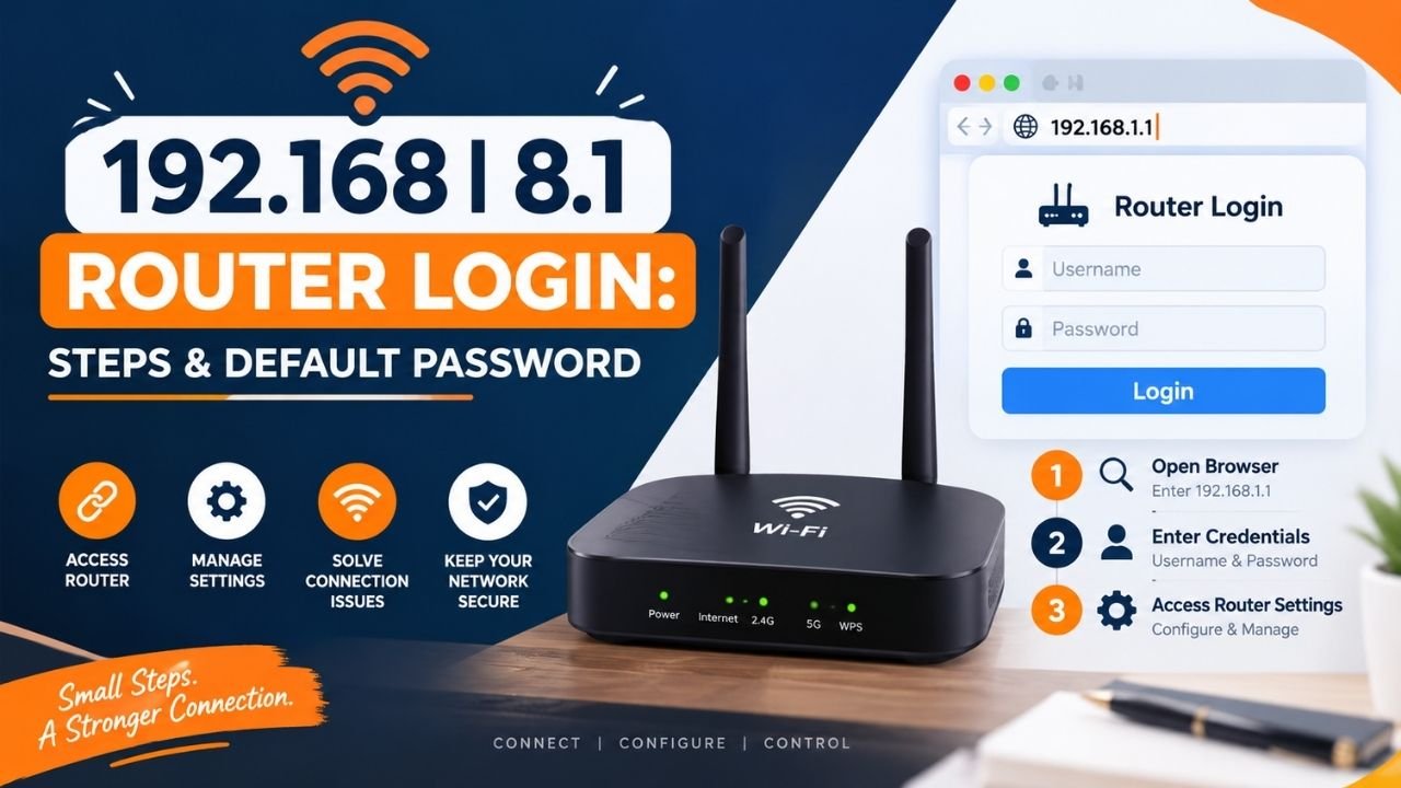 192.168 l 8.1 Router Login: Steps & Default Password