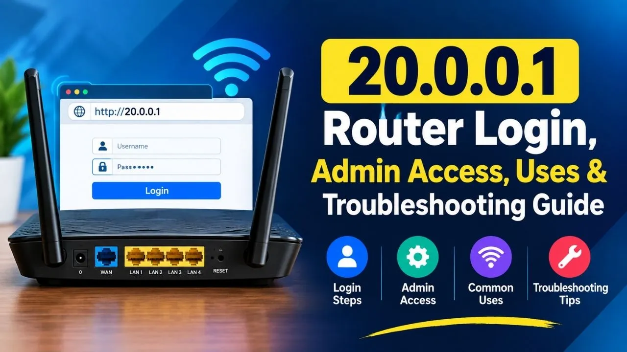 20.0.0.1 Router Login, Admin Access, Uses & Troubleshooting Guide
