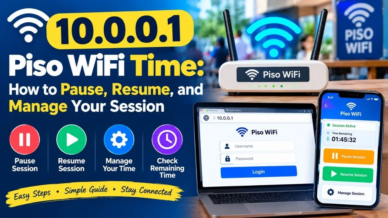 10.0.0.0.1 Piso WiFi Time: Pause, Resume & Admin Guide (2026)