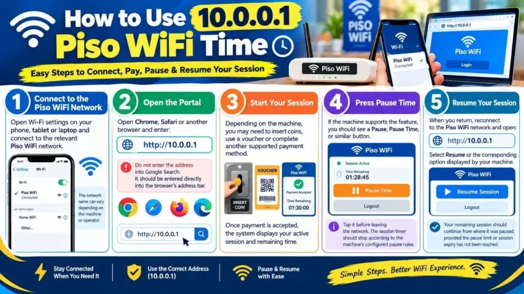 How to Use 10.0.0.1 Piso WiFi Time