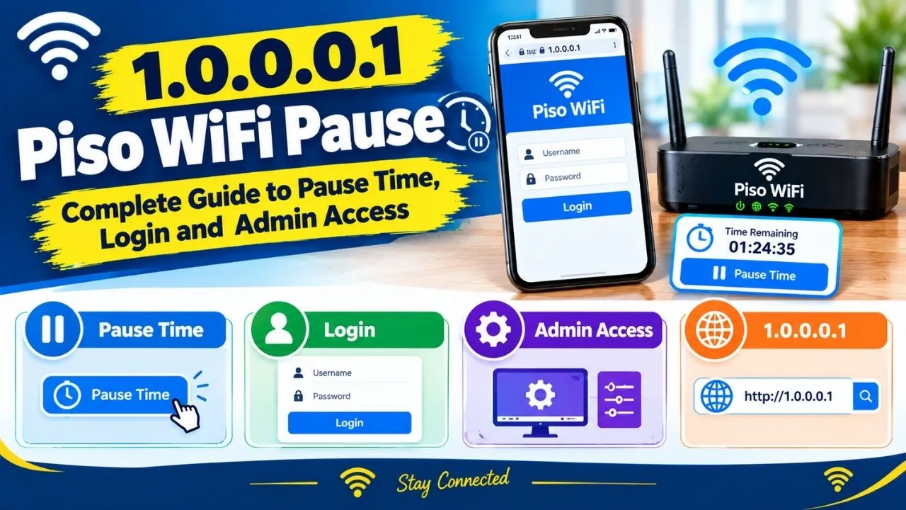 1.0.0.0.1 Piso WiFi Pause: Complete Guide to Pause Time, Login and Admin Access